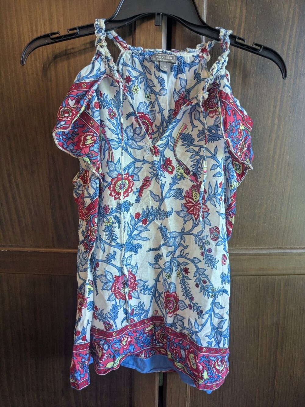 Point Sur Floral Sleeveless Top – Size 8